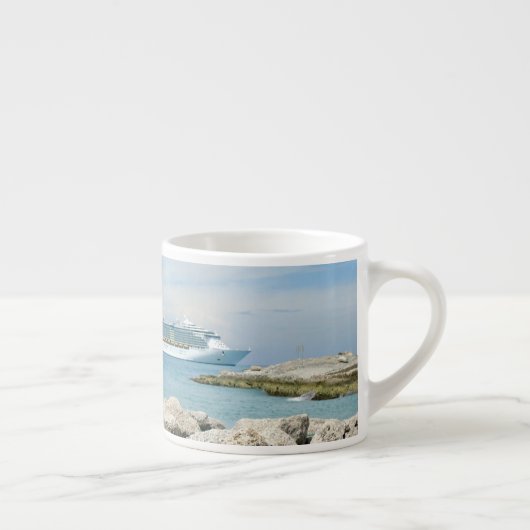 Cruiseschip bij CocoCay Espresso Kop (Rechts)