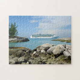 Cruiseschip bij CocoCay Legpuzzel