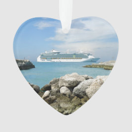 Cruiseschip bij CocoCay Ornament