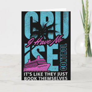 Cruiseschip Boot Familie Vakantie Humor  Kaart