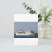 Cruiseschip Braemar. Briefkaart (Staand voorkant)