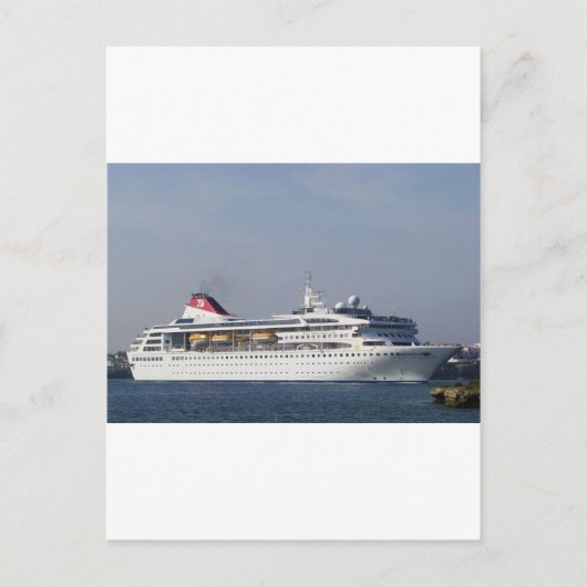 Cruiseschip Braemar. Briefkaart (Voorkant)