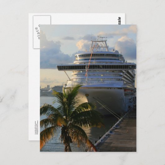 cruiseschip briefkaart (Voorkant / Achterkant)