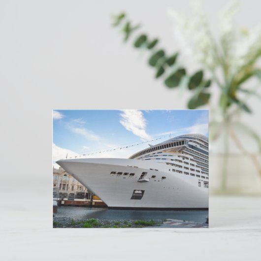 cruiseschip briefkaart (Staand voorkant)