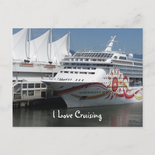 Cruiseschip Briefkaart (Voorkant)