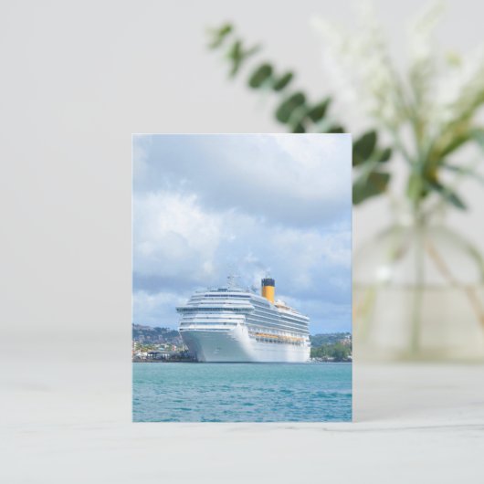 Cruiseschip Briefkaart (Staand voorkant)