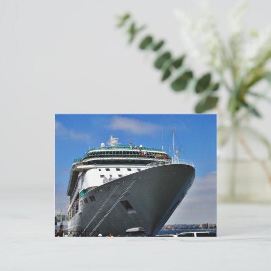 cruiseschip briefkaart (Staand voorkant)