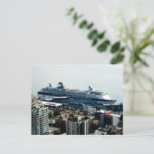 cruiseschip briefkaart (Staand voorkant)