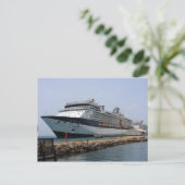 cruiseschip briefkaart (Staand voorkant)