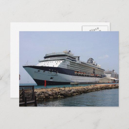 cruiseschip briefkaart (Voorkant / Achterkant)