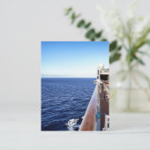 Cruiseschip Briefkaart (Staand voorkant)