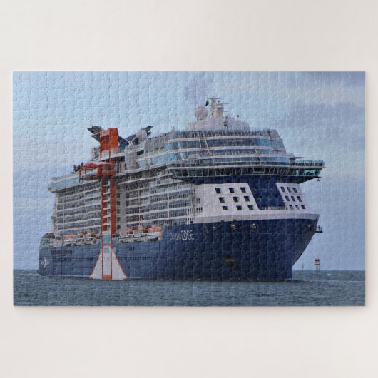 Cruiseschip, buitenhaven legpuzzel (Horizontaal)