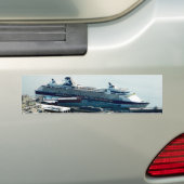 cruiseschip bumpersticker (Op auto)