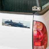 cruiseschip bumpersticker (Op Truck)