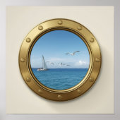 Cruiseschip Cabin Decor Poster (Voorkant)