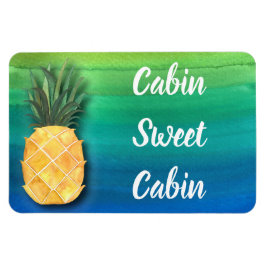 Cruiseschip Cabine deur teken ananas Magneet