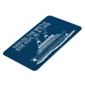 Cruiseschip Cabine Stateroom Deurmarkering Één Hav Magneet (Linkerzijde)