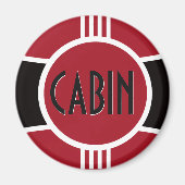 Cruiseschip Cabine Stateroom Deurmarkering Finder Magneet (Voorkant)