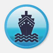 Cruiseschip Cabine Stateroom Deurmarkering Magneet (Voorkant)