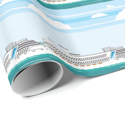 Cruiseschip Cadeaupapier (Rol Hoek)