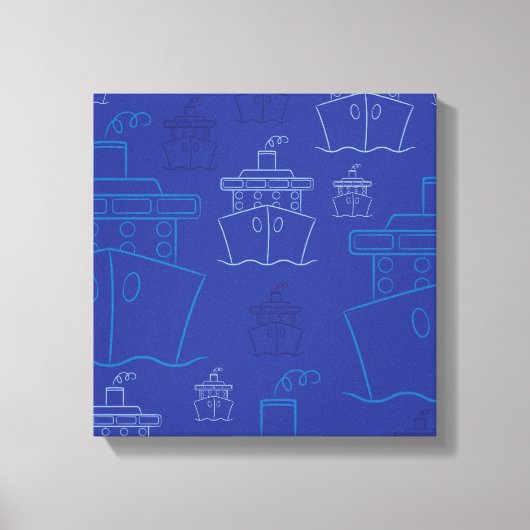 Cruiseschip Canvas Afdruk (Voorkant)