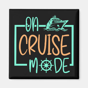 Cruiseschip Cruise Mode op vakantie reizen Magneet