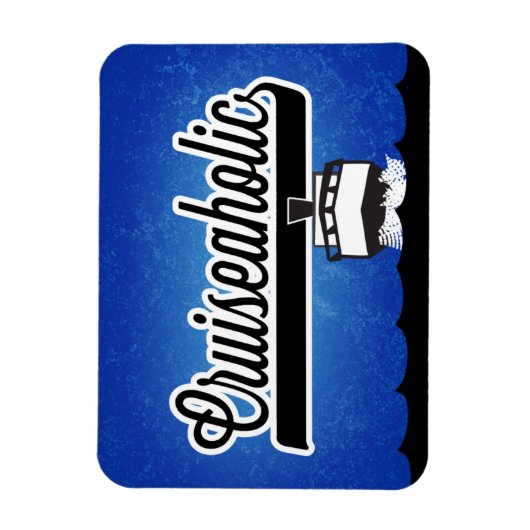 Cruiseschip Cruiseaholic Stateroom Cabine Deurbord Magneet (Verticaal)