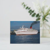 Cruiseschip "Cunard Princess" Briefkaart (Staand voorkant)
