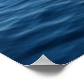 cruiseschip dat naar zee vaart poster (Hoek)