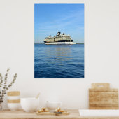 cruiseschip dat naar zee vaart poster (Keuken)