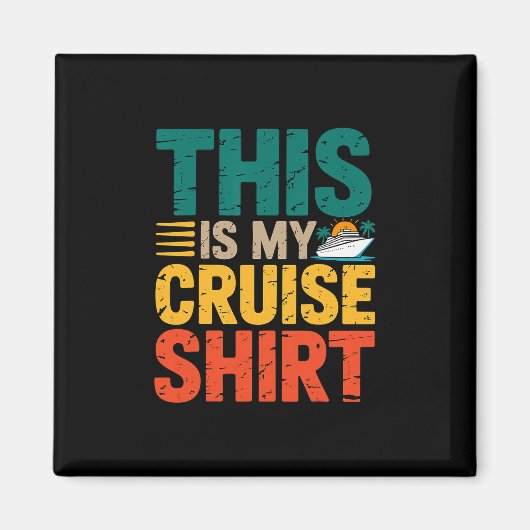 Cruiseschip Dit Is Mijn Cruise Magneet (Voorkant)