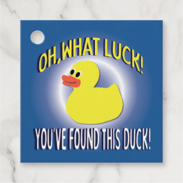 Cruiseschip Ducks houden of verbergen spel Bedankjes Labels