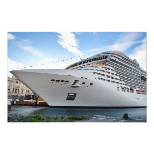 cruiseschip foto afdruk