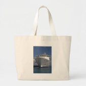 cruiseschip grote tote bag (Voorkant)
