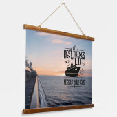 cruiseschip hangend wandkleed (Gebogen)