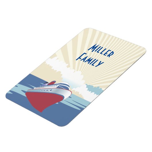  Cruiseschip Illustratie cabine deurmarkering Magneet (Linkerzijde)