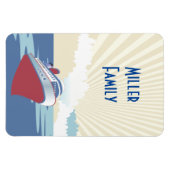  Cruiseschip Illustratie cabine deurmarkering Magneet (Horizontaal)