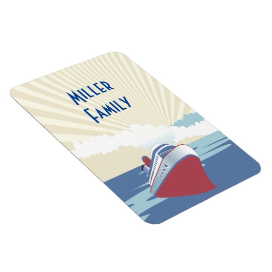  Cruiseschip Illustratie cabine deurmarkering Magneet (Rechterzijde)