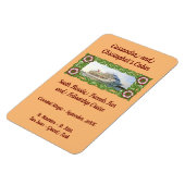 Cruiseschip in een Lijst met vuursteentje Magneet (Linkerzijde)