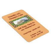 Cruiseschip in een Lijst met vuursteentje Magneet (Rechterzijde)