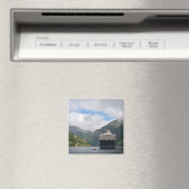 Cruiseschip in Geirangerfjord magneet (Insitu (Vaatwasser))