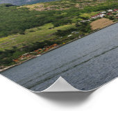 Cruiseschip in Geirangerfjord poster (Hoek)