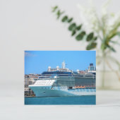 Cruiseschip in het Briefkaart Istanbul (Staand voorkant)