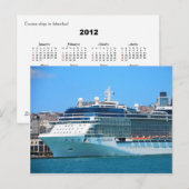 Cruiseschip in het Briefkaart Istanbul (Voorkant / Achterkant)