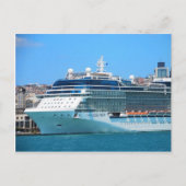 Cruiseschip in het Briefkaart Istanbul (Voorkant)