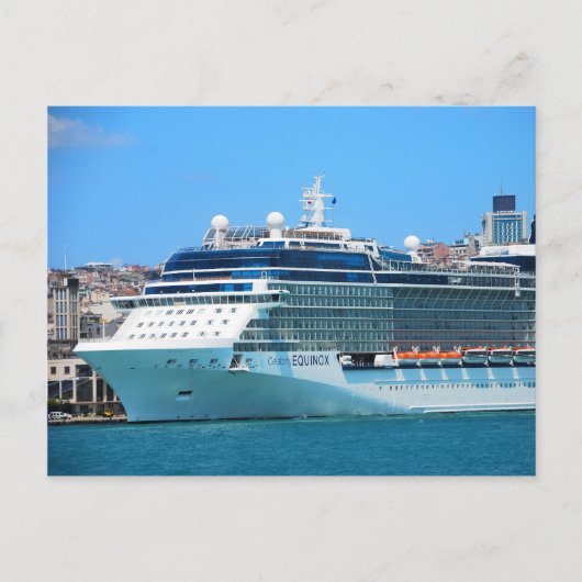 Cruiseschip in het Briefkaart Istanbul (Voorkant)