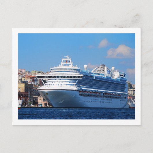 Cruiseschip in het Briefkaart Istanbul (Voorkant)