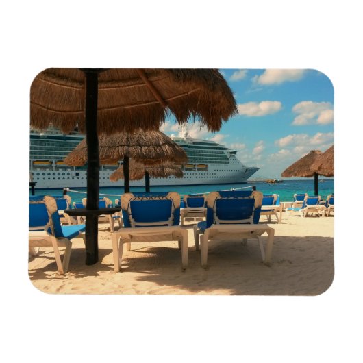 Cruiseschip in het Caribisch gebied Magneet (Horizontaal)