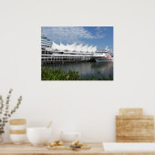 Cruiseschip in Vancouver, B.C. Canada Poster (Keuken)