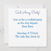 Cruiseschip Kaart (Achterkant)